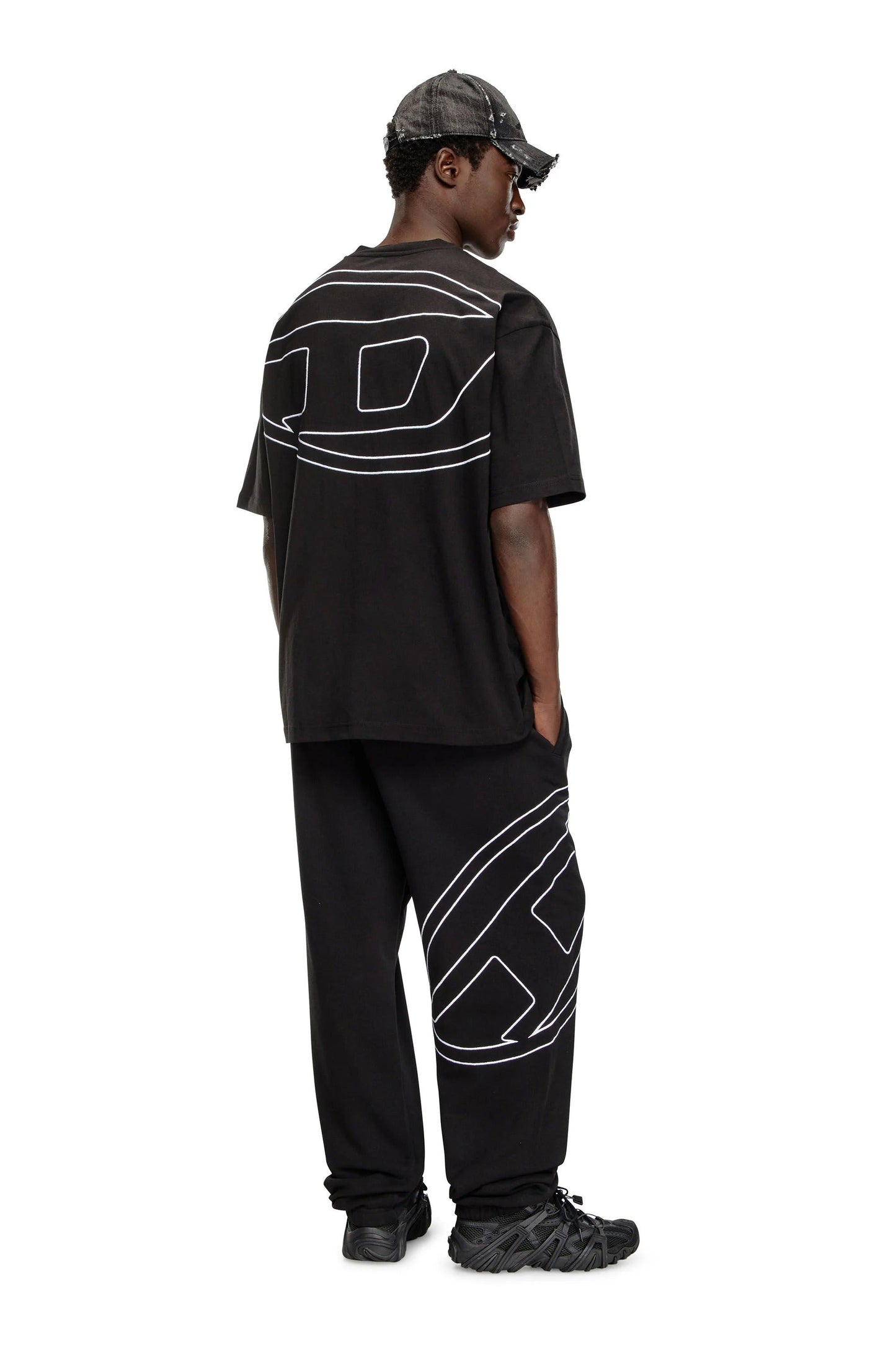 Diesel T-boggy-Megoval-D Tee - "Black"