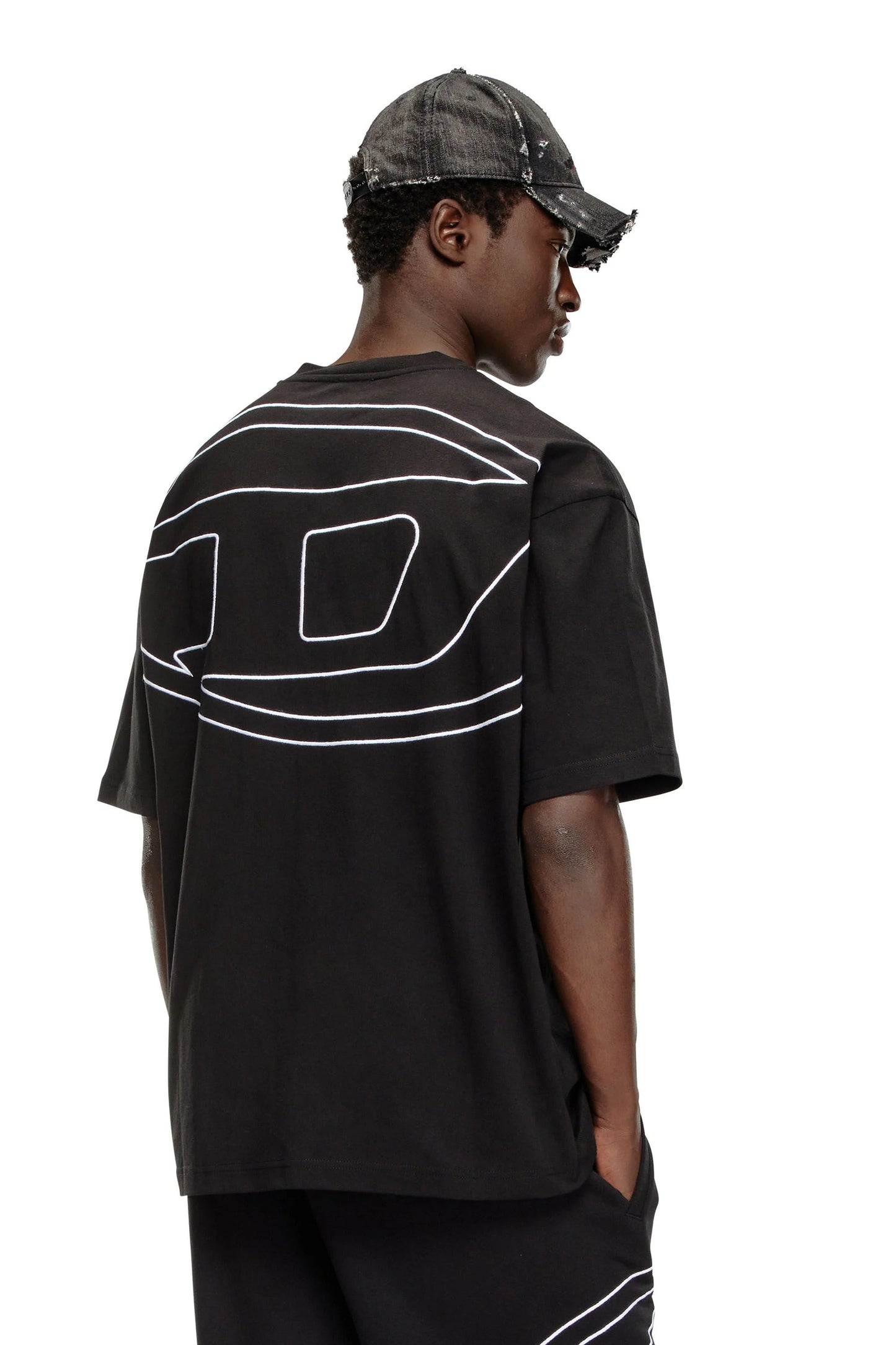 Diesel T-boggy-Megoval-D Tee - "Black"